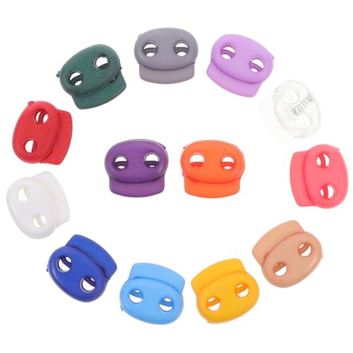 Schnurschlösser Ende Federbelastete Schnurverriegelung Toggle Stoppers Schiebeschnur Fastener Zufällige Farbe 25 Stück von ULTNICE