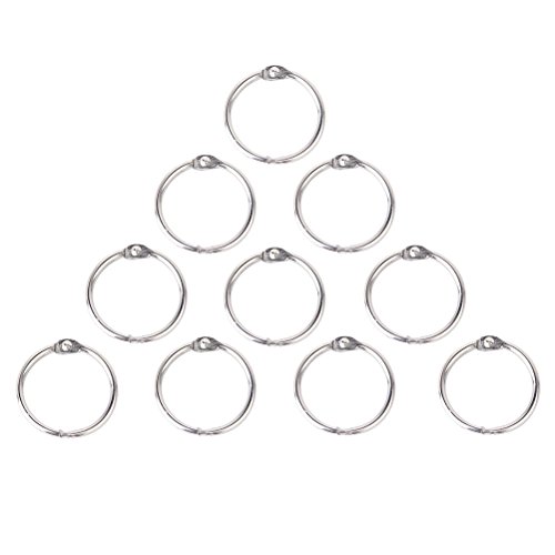 ULTNICE 10 Stück 65 mm Buchringe Heftring für Alben Loseblatt ULTNICE 10 Stück 65 mm Buchringe Heftring für Alben Loseblatt von ULTNICE