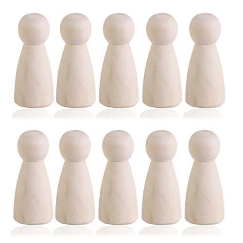 ULTNICE 10 Stück DIY Holzfiguren Hochzeit Geburtstag Dekoration von ULTNICE