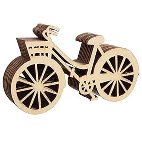 ULTNICE 10 Stück Holz Fahrrad für Rustikalen Thema Hochzeit Party Deko ULTNICE 10 Stück Holz Fahrrad für Rustikalen Thema Hochzeit Party Deko von ULTNICE
