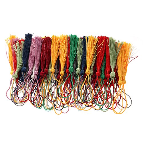 ULTNICE 100 STÜCKE Dekorative Mini Quasten Silk Quasten für Souvenir Tag Farben random ULTNICE 100 STÜCKE Dekorative Mini Quasten Silk Quasten für Souvenir Tag Farben random von ULTNICE