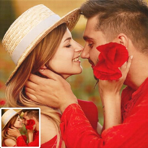 UM UPMALL Diamond Painting Bilder Eigenes Foto -Diamond Painting Personalisiert,Bild Diamant Painting Full Drill Home Decor,Mehrere Größen Diamant Runder | Quadratischer 40x80cm UM UPMALL Diamond Painting Bilder Eigenes Foto -Diamond Painting Personalisiert,Bild Diamant Painting Full Drill Home Decor,Mehrere Größen Diamant Runder | Quadratischer 40x80cm von UM UPMALL