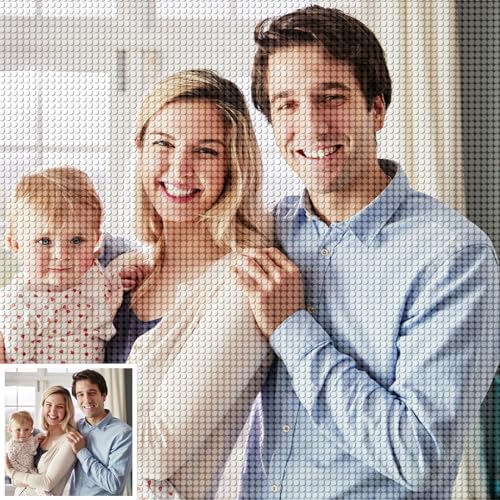 UM UPMALL Diamond Painting Eigenes Foto – Custom 5D Diamond Painting Set, Benutzerdefinierte Geschenke Full Diamant, Diamond Painting Personalisiert Home decor 31.4x31.4inch/80x80cm UM UPMALL Diamond Painting Eigenes Foto – Custom 5D Diamond Painting Set, Benutzerdefinierte Geschenke Full Diamant, Diamond Painting Personalisiert Home decor 31.4x31.4inch/80x80cm von UM UPMALL