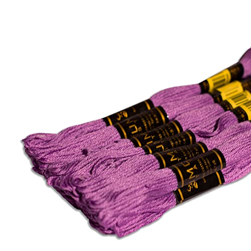 UMC STAG 12 Stück Violett 98/3835 Premium Stickgarn ägyptische Baumwolle Knäuel Kreuzstich Zahnseide Oeko Tex Litze Hellviolett 98 UMC STAG 12 Stück Violett 98/3835 Premium Stickgarn ägyptische Baumwolle Knäuel Kreuzstich Zahnseide Oeko Tex Litze Hellviolett 98 von UMC STAG
