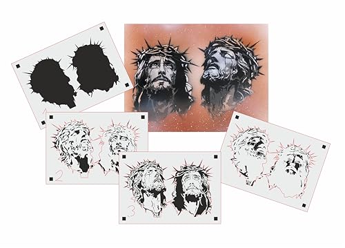 TS-001 Tattoo Style Schablone für Acryl, Airbrush, Spray, Lacke und Wandfarbe A4 TS-001 Tattoo Style Schablone für Acryl, Airbrush, Spray, Lacke und Wandfarbe A4 von UMR-Design