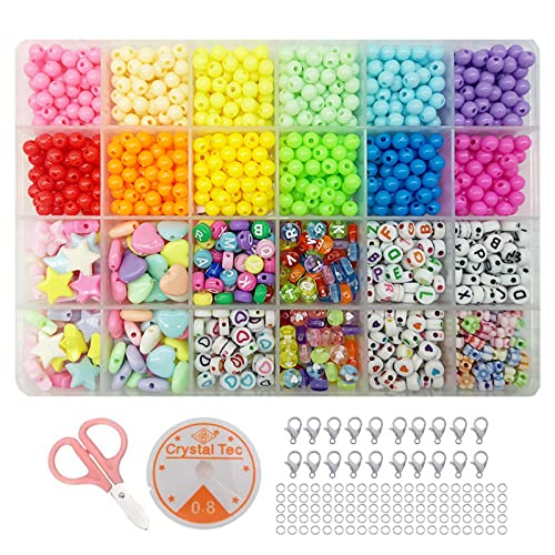 Buchstaben Perlen 24 Gitter Handgemachter Perlenanzug Für Kinder Diy Tragen Perlen Lose Perlen Mädchen Geflochtenes Armband-4 Buchstaben Perlen 24 Gitter Handgemachter Perlenanzug Für Kinder Diy Tragen Perlen Lose Perlen Mädchen Geflochtenes Armband-4 von UNDERZY