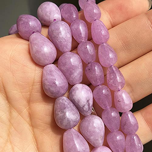 Naturstein Wassertropfen Sunstone Chalcedon Jades Lose Abstandssperlen Für Herstellung Schmuck DIY Zubehör Armband-Lila Angelite._7x10mm. Naturstein Wassertropfen Sunstone Chalcedon Jades Lose Abstandssperlen Für Herstellung Schmuck DIY Zubehör Armband-Lila Angelite._7x10mm. von UNDERZY