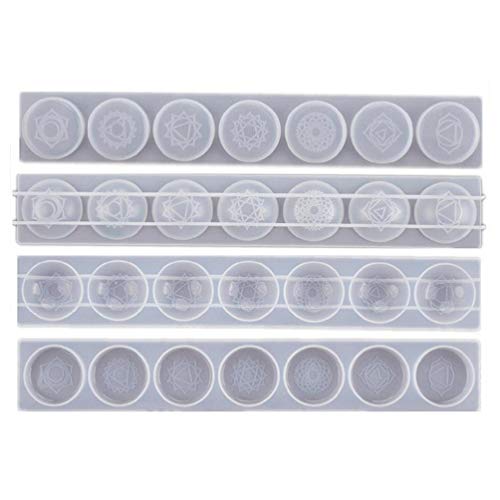 Harzformen, 7 Epoxid-Silikon-Anhängerformen, heilige Geometrie, Epoxidharz, UV-Kristallformen für Schmuck, Halsketten, Silikonformen für Harz Harzformen, 7 Epoxid-Silikon-Anhängerformen, heilige Geometrie, Epoxidharz, UV-Kristallformen für Schmuck, Halsketten, Silikonformen für Harz von UNFAIRZQ