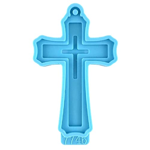 UNFAIRZQ Kreuz-Silikonform für Anhänger, Schmuck, Gießform, Harz, dekorative Bastelform für Bastelarbeiten, Schlüsselanhänger, Kruzifix-Silikonform für Epoxidharz/Harz UNFAIRZQ Kreuz-Silikonform für Anhänger, Schmuck, Gießform, Harz, dekorative Bastelform für Bastelarbeiten, Schlüsselanhänger, Kruzifix-Silikonform für Epoxidharz/Harz von UNFAIRZQ