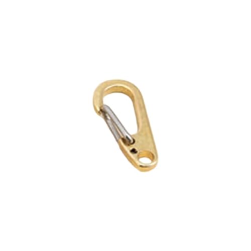 Messing Vorhang Verschluss Karabiner Verschluss Für Schlüssel Haken Für Schlüsselanhänger Strap Brieftasche Tasche Für Sport Angeln Wandern Trav D Form Messing Vorhang Verschluss Karabiner Verschluss von UNFAIRZQ
