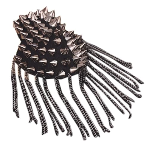 UNFAIRZQ Fransen Schulterpolster Epaulet Schulterbretter Quasten Schulterpolster Schulter Schmuck Kette Punk Schmuck Quaste Schulterklappen UNFAIRZQ Fransen Schulterpolster Epaulet Schulterbretter Quasten Schulterpolster Schulter Schmuck Kette Punk Schmuck Quaste Schulterklappen von UNFAIRZQ