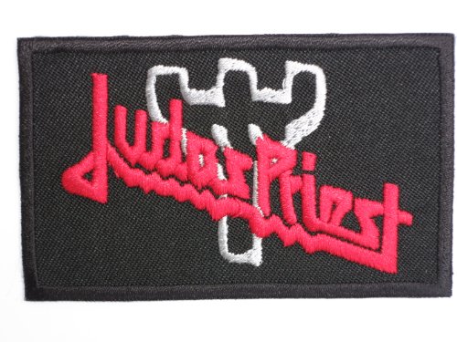 Judas Priest Aufnäher zum Aufnähen oder Aufbügeln, Schwermetall-Applikation, 8,6 cm Judas Priest Aufnäher zum Aufnähen oder Aufbügeln, Schwermetall-Applikation, 8,6 cm von UNGROL