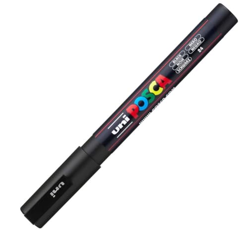 Uni Mitsubishi Marker Uni Posca Pen PC3 M P. Fine 0,9 – 1,3 mm Schwarz Uni Mitsubishi von UNI MITSUBISHI