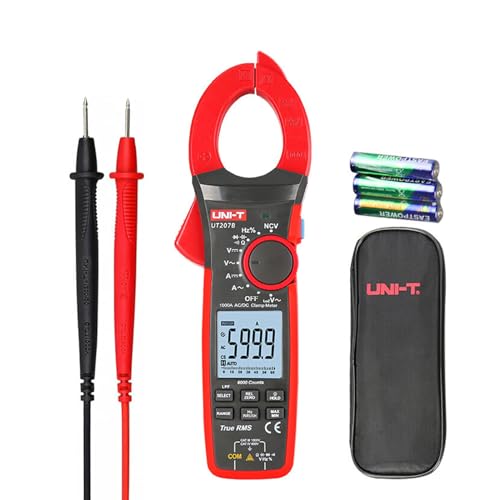 UNI-T UT207B Analog Strommesszange Multimeter AC DC 1000A 1000V Prüfer Fachmann Digital Amperemeter Zange Voltmeter von UNI-T