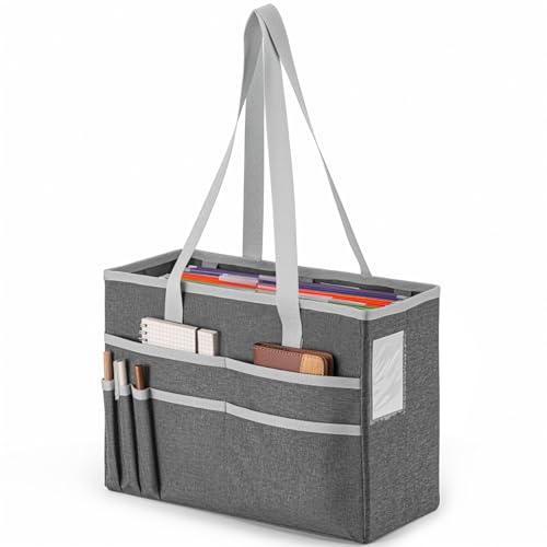 UNICITII File Tote Bag, Tragetasche für Akten Wasserdichte Handtasche Umhängetasche mit Griffen Hause Büro Brief Größe Ordner File Organizer Dateiorganisator Schultertasche für Arbeit Schule Reisen UNICITII File Tote Bag, Tragetasche für Akten Wasserdichte Handtasche Umhängetasche mit Griffen Hause Büro Brief Größe Ordner File Organizer Dateiorganisator Schultertasche für Arbeit Schule Reisen von UNICITII