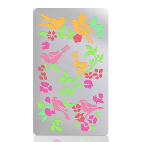 UNICRAFTALE 1 Stück Metallschablone Birds Baumzweige Metall Schablonen Zum Journaling Tierschablonen Edelstahl Malschablonen Vorlage Zum Holzbrennen Schablonen Zum Zeichnen Gravieren Scrapbooking UNICRAFTALE 1 Stück Metallschablone Birds Baumzweige Metall Schablonen Zum Journaling Tierschablonen Edelstahl Malschablonen Vorlage Zum Holzbrennen Schablonen Zum Zeichnen Gravieren Scrapbooking von UNICRAFTALE