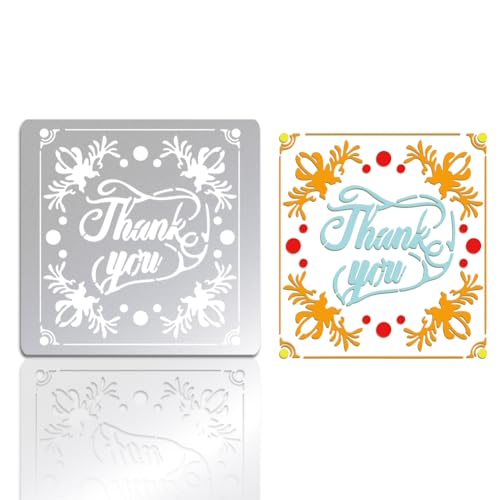 UNICRAFTALE 1 Stück Metallschablone Dankeschön Schablonen Zum Tagebuchschreiben Dankesbriefe Erntedankfest Edelstahl Malschablonen Vorlage Zum Zeichnen Scrapbooking Und DIY Bastelpapier Fenster UNICRAFTALE 1 Stück Metallschablone Dankeschön Schablonen Zum Tagebuchschreiben Dankesbriefe Erntedankfest Edelstahl Malschablonen Vorlage Zum Zeichnen Scrapbooking Und DIY Bastelpapier Fenster von UNICRAFTALE