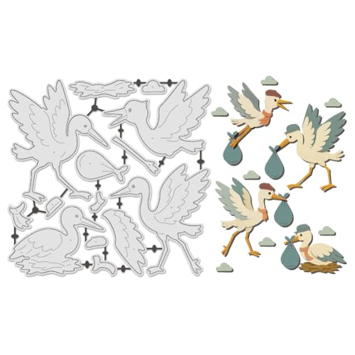 UNICRAFTALE 1 Stück Vogel Und Tier Schneidematrizen Aus Kohlenstoffstahl Prägeschablone Süßer Rand Hintergrund Metall Stanzform Für Kartenherstellung DIY Scrapbooking Fotoalbum 13.5x13cm UNICRAFTALE 1 Stück Vogel Und Tier Schneidematrizen Aus Kohlenstoffstahl Prägeschablone Süßer Rand Hintergrund Metall Stanzform Für Kartenherstellung DIY Scrapbooking Fotoalbum 13.5x13cm von UNICRAFTALE