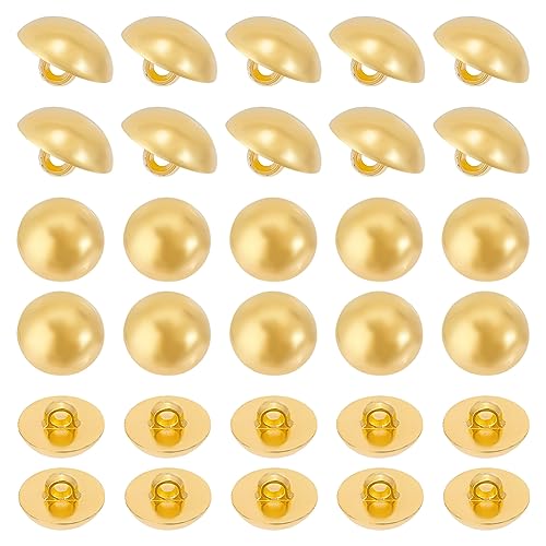 UNICRAFTALE 100 Stk 18mm Goldene Knöpfe Acryl Gewölbtem Schaft Knöpfe Für Männer Und Frauen Zum Selbermachen von Hemden Wollmänteln Nähen Basteln Und Schmuckherstellung UNICRAFTALE 100 Stk 18mm Goldene Knöpfe Acryl Gewölbtem Schaft Knöpfe Für Männer Und Frauen Zum Selbermachen von Hemden Wollmänteln Nähen Basteln Und Schmuckherstellung von UNICRAFTALE