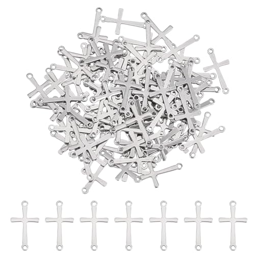 UNICRAFTALE 100 Stk 201 Edelstahl Kreuz Anhänger 1.2 mm Doppelloch Kreuz Verbinder Charms Metall Kreuz Verbindungs Anhänger Kreuz Anhänger Für DIY Ohrringe Halsketten Armbänder Schmuckherstellung UNICRAFTALE 100 Stk 201 Edelstahl Kreuz Anhänger 1.2 mm Doppelloch Kreuz Verbinder Charms Metall Kreuz Verbindungs Anhänger Kreuz Anhänger Für DIY Ohrringe Halsketten Armbänder Schmuckherstellung von UNICRAFTALE