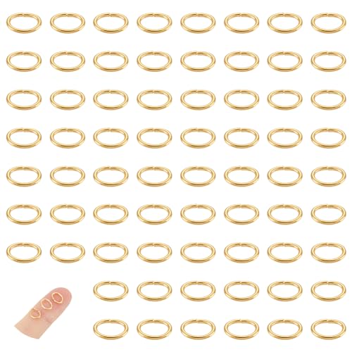 UNICRAFTALE 100 Stk 304 Edelstahl Offene Biegeringe 7.5mm Lang Ovale Biegeringe Goldene Ringe Für Schmuckherstellung DIY Handwerk Ohrringe Armbänder Schmuckherstellung Zubehör Schlüsselanhänger UNICRAFTALE 100 Stk 304 Edelstahl Offene Biegeringe 7.5mm Lang Ovale Biegeringe Goldene Ringe Für Schmuckherstellung DIY Handwerk Ohrringe Armbänder Schmuckherstellung Zubehör Schlüsselanhänger von UNICRAFTALE
