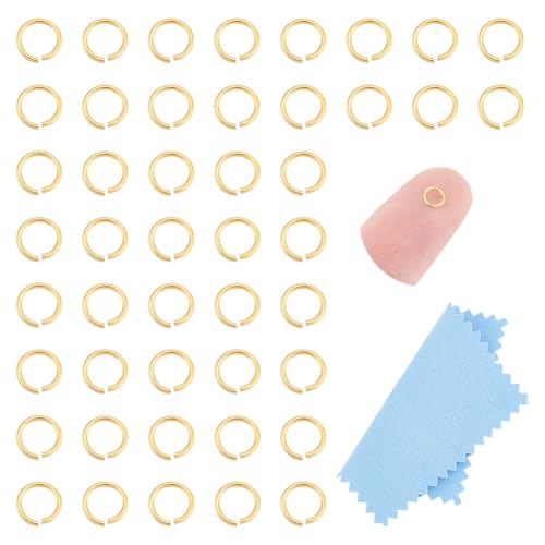 UNICRAFTALE 100 Stück 18K Vergoldete Offene Biegeringe 4mm 925 Sterling Silber Ringe Runde Biegeringe Metallverbinder Für Die Herstellung von DIY Schmuck Und Schlüsselanhänger Zubehör Herstellung UNICRAFTALE 100 Stück 18K Vergoldete Offene Biegeringe 4mm 925 Sterling Silber Ringe Runde Biegeringe Metallverbinder Für Die Herstellung von DIY Schmuck Und Schlüsselanhänger Zubehör Herstellung von UNICRAFTALE