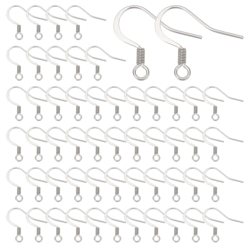 UNICRAFTALE 100 Stück Edelstahl Ohrringhaken Metall Französischer Ohrringhaken Flache Ohrhaken Tropfenohrring Findungsloch 2mm Für Die Schmuckherstellung DIY Ohrring Befunde UNICRAFTALE 100 Stück Edelstahl Ohrringhaken Metall Französischer Ohrringhaken Flache Ohrhaken Tropfenohrring Findungsloch 2mm Für Die Schmuckherstellung DIY Ohrring Befunde von UNICRAFTALE