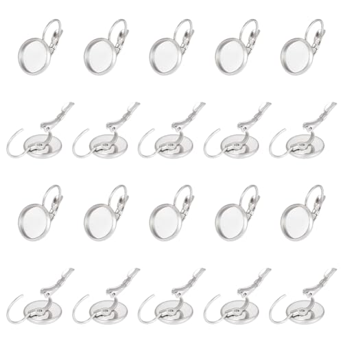 UNICRAFTALE 100 stücke Edelstahl Brisur Ohrring Haken Mit 10mm Flache Runde Blank Ohrring Cabochons Lünette Fach Für Baumeln Schmuck Machen 19x12mm Pin 0.8mm UNICRAFTALE 100 stücke Edelstahl Brisur Ohrring Haken Mit 10mm Flache Runde Blank Ohrring Cabochons Lünette Fach Für Baumeln Schmuck Machen 19x12mm Pin 0.8mm von UNICRAFTALE