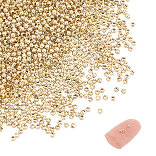 UNICRAFTALE 1000 Stück 2 mm Winzige Lose Perlen Runde Perlen 304 Edelstahl Abstandsperlen Goldene Metall Perle Winzige Glatte Hohle Rondelle Perlen Für DIY Armbänder Schmuckherstellung Basteln UNICRAFTALE 1000 Stück 2 mm Winzige Lose Perlen Runde Perlen 304 Edelstahl Abstandsperlen Goldene Metall Perle Winzige Glatte Hohle Rondelle Perlen Für DIY Armbänder Schmuckherstellung Basteln von UNICRAFTALE