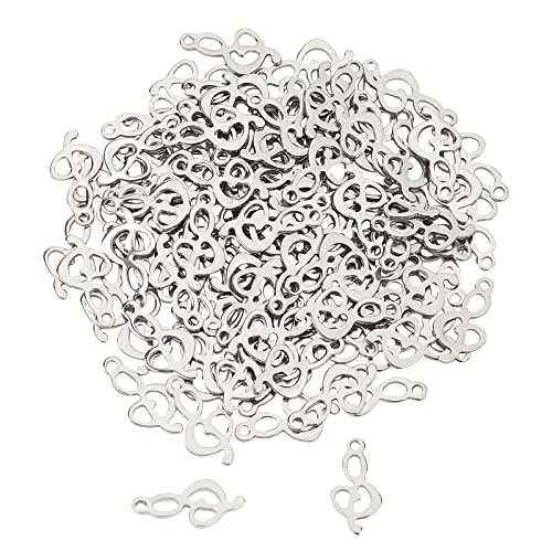 UNICRAFTALE 100pcs Edelstahl Charms Anhänger Musical Note Anhänger Für Frauen Männer Schmuckherstellung Basteln DIY Halskette Armband Weihnachten von UNICRAFTALE