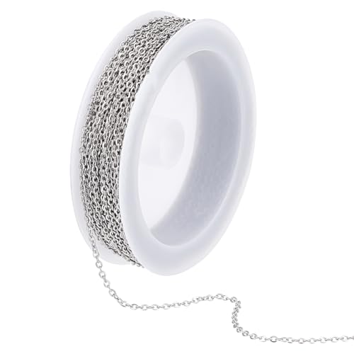 UNICRAFTALE 10 Meter Gliederkette Schmuck Ketten Selber Mache Halsketten Ketten Kabel Link Kette Edelstahl Kabelketten Coreana Ketten Metall Armbandketten Für DIY Schmuckherstellung 1.5mm UNICRAFTALE 10 Meter Gliederkette Schmuck Ketten Selber Mache Halsketten Ketten Kabel Link Kette Edelstahl Kabelketten Coreana Ketten Metall Armbandketten Für DIY Schmuckherstellung 1.5mm von UNICRAFTALE