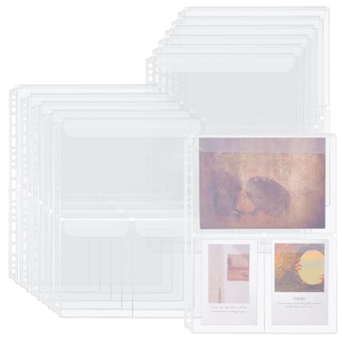 UNICRAFTALE 12 Stück 3 Fächer A4 Transparente Postkartenhüllen Klarsichthüllen Prospekthüllen Foto Seitenschutz für A4 Ringbuch Postkartenhüllen Transparente Nachfüllseiten Fotoalbum Fotosichthüllen UNICRAFTALE 12 Stück 3 Fächer A4 Transparente Postkartenhüllen Klarsichthüllen Prospekthüllen Foto Seitenschutz für A4 Ringbuch Postkartenhüllen Transparente Nachfüllseiten Fotoalbum Fotosichthüllen von UNICRAFTALE