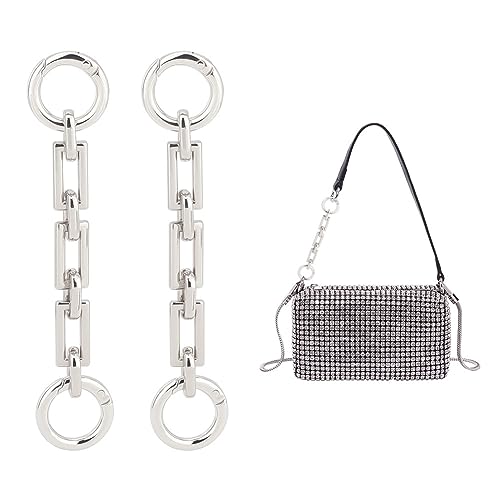 UNICRAFTALE 2 STK Taschen Verlängerungsketten Legierung Geldbörsen Kettenriemen 12 cm Platin Umhängetaschen Riemen Verlängerungsketten Mit Verbindungsring Für Taschenriemen Ersatzzubehör UNICRAFTALE 2 STK Taschen Verlängerungsketten Legierung Geldbörsen Kettenriemen 12 cm Platin Umhängetaschen Riemen Verlängerungsketten Mit Verbindungsring Für Taschenriemen Ersatzzubehör von UNICRAFTALE