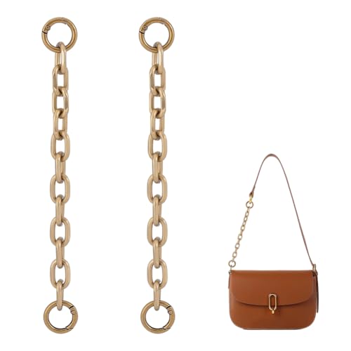 UNICRAFTALE 2 Stück 21,6 cm Taschen-Verlängerungskette, Antik-Bronze, Handtaschengurt-Verlängerung, Taschenriemenverlängerung, Metall-Kabelkette, Geldbörsenriemenverlängerung, Taschenriemen-Ersatz mit von UNICRAFTALE