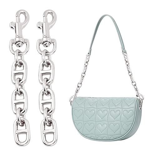UNICRAFTALE 2 Stück Taschen Verlängerungsketten Legierungs 120mm Platin Crossbody Schultertaschenriemen Verlängerungsketten Mit Drehbarer Ösenschraube Karabinerhaken Für Taschenriemen Ersatzzubehör UNICRAFTALE 2 Stück Taschen Verlängerungsketten Legierungs 120mm Platin Crossbody Schultertaschenriemen Verlängerungsketten Mit Drehbarer Ösenschraube Karabinerhaken Für Taschenriemen Ersatzzubehör von UNICRAFTALE