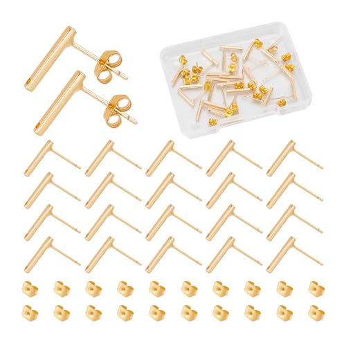 UNICRAFTALE 20 Stück 18K Vergoldeter Ohrstecker Ohrringe Selber Machen Rechteckige Ohrstecker Ohrmuttern DIY Ohrstecker Metall Ohrring Beschlag Ohrringe Selber Machen Zur Herstellung von Ohrringen UNICRAFTALE 20 Stück 18K Vergoldeter Ohrstecker Ohrringe Selber Machen Rechteckige Ohrstecker Ohrmuttern DIY Ohrstecker Metall Ohrring Beschlag Ohrringe Selber Machen Zur Herstellung von Ohrringen von UNICRAFTALE
