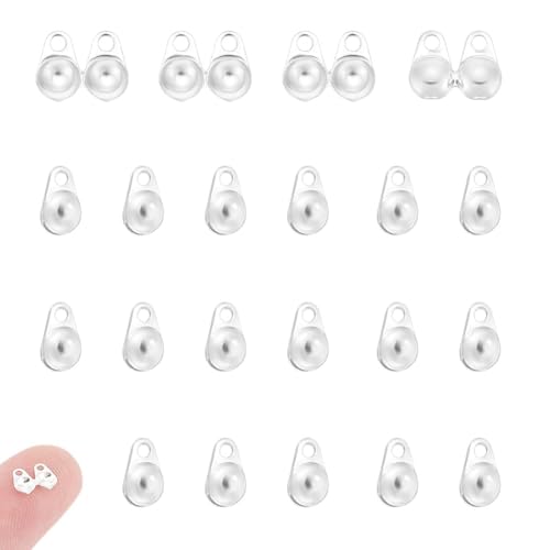 UNICRAFTALE 20 Stück Perlenspitzen 925 Sterlingsilber offene Perlenknotenspitzen Umklappbare Muschelknotenabdeckungen Metallperlen Perlenspitzen Und Knotenabdeckungen Für Zubehör Schmuckherstellung UNICRAFTALE 20 Stück Perlenspitzen 925 Sterlingsilber offene Perlenknotenspitzen Umklappbare Muschelknotenabdeckungen Metallperlen Perlenspitzen Und Knotenabdeckungen Für Zubehör Schmuckherstellung von UNICRAFTALE