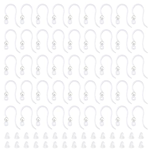UNICRAFTALE 200 Sets Ohrring Haken 15.5 mm Transparente Kunststoff Ohrhaken Ohrring Angelhaken mit 200Stk Ohrmuttern DIY Ohrring Zubehör mit runder Edelstahl Perlen für Ohrringe Machen UNICRAFTALE 200 Sets Ohrring Haken 15.5 mm Transparente Kunststoff Ohrhaken Ohrring Angelhaken mit 200Stk Ohrmuttern DIY Ohrring Zubehör mit runder Edelstahl Perlen für Ohrringe Machen von UNICRAFTALE