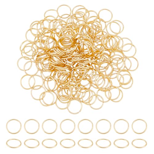 UNICRAFTALE 200 Stück 18 Karat Vergoldete Offene Biegeringe 12mm Goldene Runde Ringe Metallverbinderringe Offene Biegeringe Für DIY Schmuckherstellung Ohrringe Armbänder Anhänger UNICRAFTALE 200 Stück 18 Karat Vergoldete Offene Biegeringe 12mm Goldene Runde Ringe Metallverbinderringe Offene Biegeringe Für DIY Schmuckherstellung Ohrringe Armbänder Anhänger von UNICRAFTALE