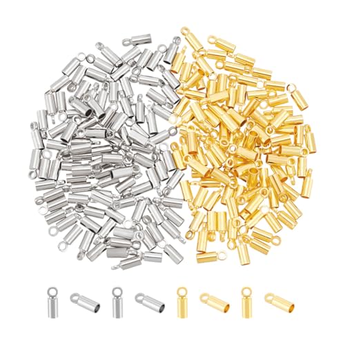 UNICRAFTALE 200 Stück 2 Farben Säulen Endkappen 2mm Innere Kordelenden Glatte Runde Kordelenden Metall Lederkordel Armbänder Kordelendhüte Zur Schmuckherstellung Zubehör Loch 1.6mm UNICRAFTALE 200 Stück 2 Farben Säulen Endkappen 2mm Innere Kordelenden Glatte Runde Kordelenden Metall Lederkordel Armbänder Kordelendhüte Zur Schmuckherstellung Zubehör Loch 1.6mm von UNICRAFTALE