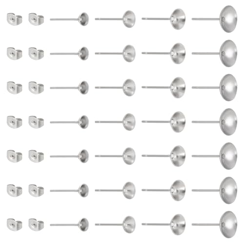 UNICRAFTALE 200 Stück 4 Größen Edelstahl Ohrstecker Beschläge Flache Runde Ohrstecker Pfosten Perlenbecher Zum Aufkleben von Ohrsteckern Mit Ohrmuttern Zur Herstellung von Ohrringen UNICRAFTALE 200 Stück 4 Größen Edelstahl Ohrstecker Beschläge Flache Runde Ohrstecker Pfosten Perlenbecher Zum Aufkleben von Ohrsteckern Mit Ohrmuttern Zur Herstellung von Ohrringen von UNICRAFTALE
