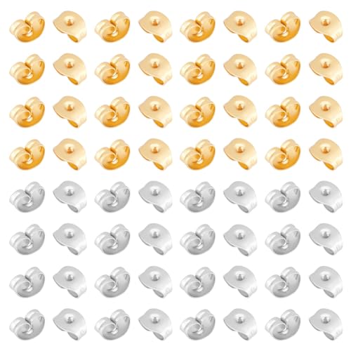 UNICRAFTALE 200St 2 Farben Ohrring Stopper 304 Edelstahl Ohrstecker Verschluss Golden Edelstahl Ohrring Verschluss Stopper Schmetterlings Ohrring Verschluss Schmuck Ohrring Zubehör Für DIY Ohrringe UNICRAFTALE 200St 2 Farben Ohrring Stopper 304 Edelstahl Ohrstecker Verschluss Golden Edelstahl Ohrring Verschluss Stopper Schmetterlings Ohrring Verschluss Schmuck Ohrring Zubehör Für DIY Ohrringe von UNICRAFTALE