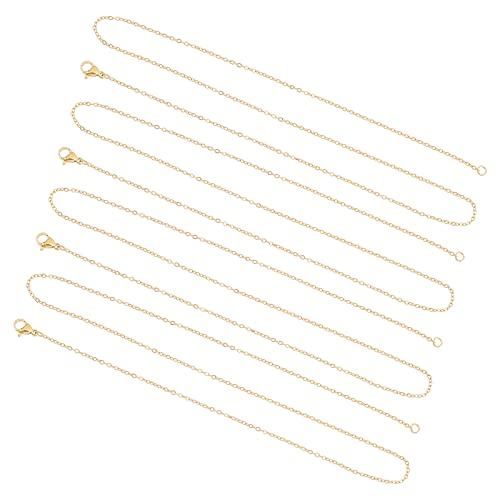 UNICRAFTALE 20Stk 1mm Edelstahl Kabelkette Halsketten Golden Link Kette Mit Hummer Klaue Verschlüsse Für Männer Frauen DIY Handwerk Schmuckherstellung UNICRAFTALE 20Stk 1mm Edelstahl Kabelkette Halsketten Golden Link Kette Mit Hummer Klaue Verschlüsse Für Männer Frauen DIY Handwerk Schmuckherstellung von UNICRAFTALE