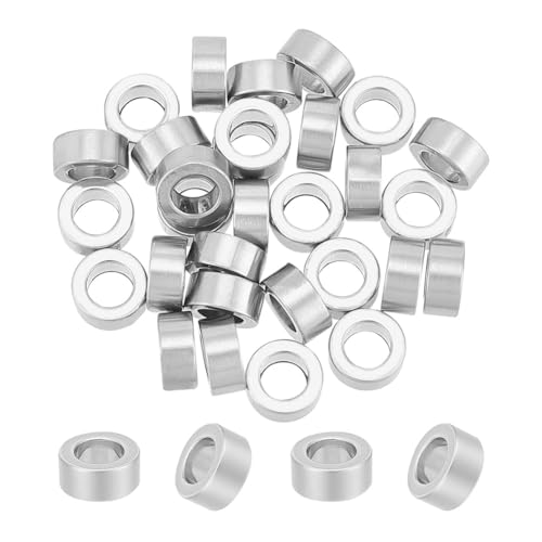 UNICRAFTALE 30 Stk 201 Edelstahl Säulenperlen Europäische Perlen Metall Perlen 6mm Großes Loch Abstandsperlen Röhrenperlen Zwischenperlen Für DIY Armbänder Schmuckherstellung Loch 6 mm UNICRAFTALE 30 Stk 201 Edelstahl Säulenperlen Europäische Perlen Metall Perlen 6mm Großes Loch Abstandsperlen Röhrenperlen Zwischenperlen Für DIY Armbänder Schmuckherstellung Loch 6 mm von UNICRAFTALE