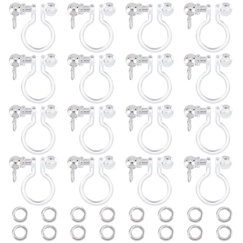 UNICRAFTALE 30 Stk 304 Edelstahl Clip On Ohrringe Clip On Ohrring Konverter DIY Ohrring Zubehör Mit Schlaufe Mit Offenen Biegeringen Für Die DIY Ohrring Schmuckherstellung UNICRAFTALE 30 Stk 304 Edelstahl Clip On Ohrringe Clip On Ohrring Konverter DIY Ohrring Zubehör Mit Schlaufe Mit Offenen Biegeringen Für Die DIY Ohrring Schmuckherstellung von UNICRAFTALE