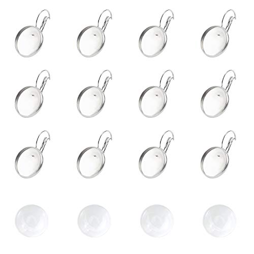 UNICRAFTALE 30 Sätze Leverback Ohrring Rohlinge Edelstahl Hebel Ohrring Cabochon Mit 16mm Glas Cabochons Ohrring Tablett Lünette Für DIY Ohrring Schmuckherstellung UNICRAFTALE 30 Sätze Leverback Ohrring Rohlinge Edelstahl Hebel Ohrring Cabochon Mit 16mm Glas Cabochons Ohrring Tablett Lünette Für DIY Ohrring Schmuckherstellung von UNICRAFTALE