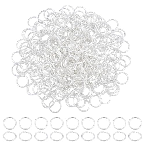 UNICRAFTALE 300 Stück Offene Biegeringe 10mm Runde Biegeringe 18 Gauge Verbindungsringe Metallspaltringe Für Die Schmuckherstellung DIY Schlüsselanhänger Armbänder Ohrringe Halsketten Charms Reparatur UNICRAFTALE 300 Stück Offene Biegeringe 10mm Runde Biegeringe 18 Gauge Verbindungsringe Metallspaltringe Für Die Schmuckherstellung DIY Schlüsselanhänger Armbänder Ohrringe Halsketten Charms Reparatur von UNICRAFTALE