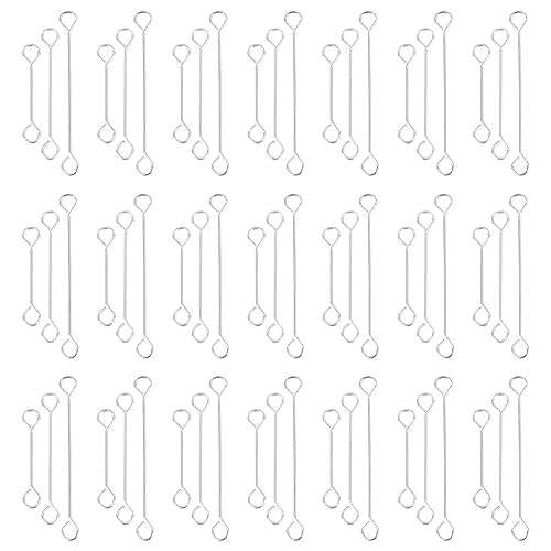 UNICRAFTALE 300 Stück Verbindungsstücke Stabstreifen Ohrringe Verbindungs Charms Stabglieder Schmuck Edelstahl Verbindungs Zubehör Verbindungs Anhänger Für DIY Schmuckherstellung 15/20/25 mm von UNICRAFTALE
