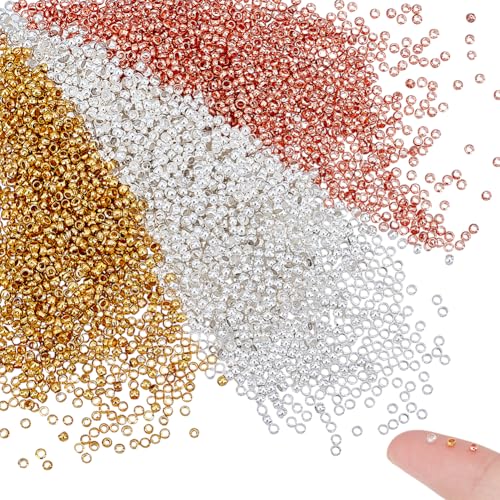 UNICRAFTALE 3000 Stück Quetschperlen 3 Farben Lose Perlen 2mm Rondellperlen Perlen Zum Herstellen von Armbändern Schmuckzubehör Perlen Für Die Schmuckherstellung Zubehör Halskettenherstellung Basteln UNICRAFTALE 3000 Stück Quetschperlen 3 Farben Lose Perlen 2mm Rondellperlen Perlen Zum Herstellen von Armbändern Schmuckzubehör Perlen Für Die Schmuckherstellung Zubehör Halskettenherstellung Basteln von UNICRAFTALE