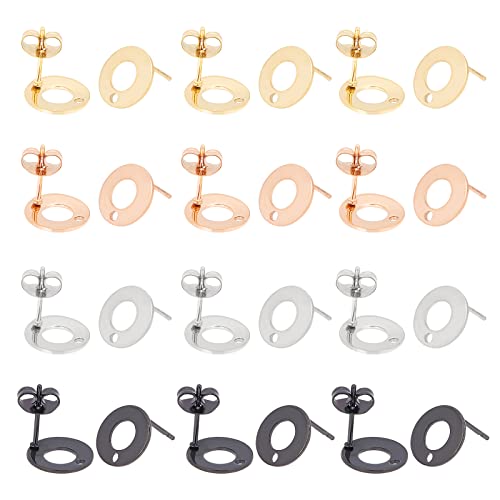 UNICRAFTALE 32 Stk Hohlkreis Ohrstecker 4 Farben 304 Edelstahl Ohrringzubehör 10mm Durchmesser Runde Ohrringe DIY Zubehör Ohrstecker Basteln Rohlinge Ohrhaken Für Herstellung Ohrringe UNICRAFTALE 32 Stk Hohlkreis Ohrstecker 4 Farben 304 Edelstahl Ohrringzubehör 10mm Durchmesser Runde Ohrringe DIY Zubehör Ohrstecker Basteln Rohlinge Ohrhaken Für Herstellung Ohrringe von UNICRAFTALE